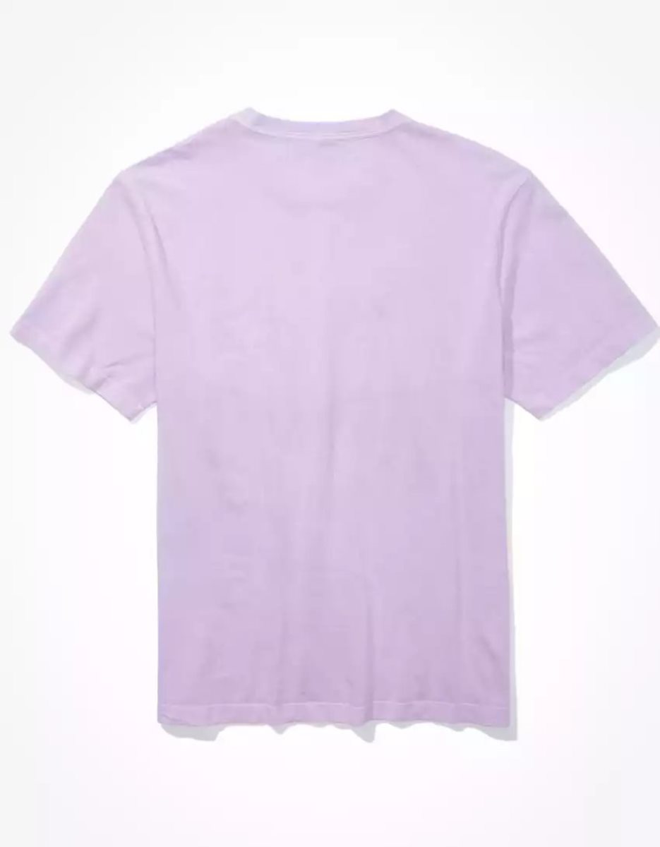 T Shirts American Eagle AE Super Soft Legend Violette Homme | KNG-63214056